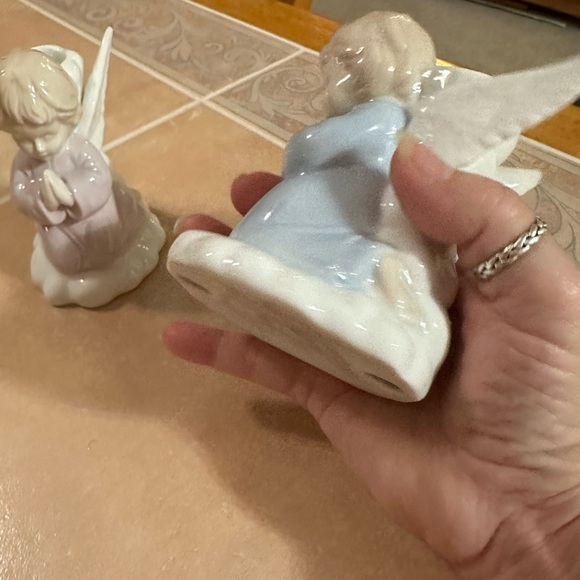 Vintage Set of 2 Girl & Boy Angel Candle Holders - Picture 5 of 14